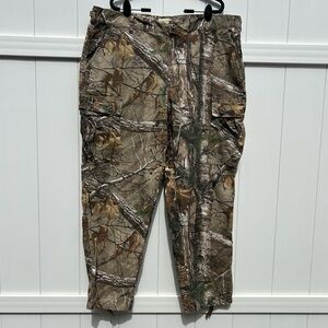 Bass Pro Camo Pants Hobbs Creek Realtree Hardwood Camouflage Cotton Pants | XL